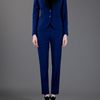Mcq By Alexander Mcqueen Tuxedo Jacket in Blue - Lyst