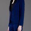 Mcq By Alexander Mcqueen Tuxedo Jacket in Blue - Lyst
