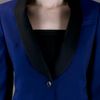 Mcq By Alexander Mcqueen Tuxedo Jacket in Blue - Lyst