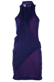 McQ by Alexander McQueen Draped Panel Dress - Lyst