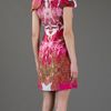 Mcq By Alexander Mcqueen Pattern Dress in Multicolor (pink) - Lyst