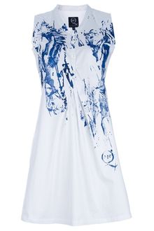 McQ by Alexander McQueen Sleeveless Paint Print Dress - Lyst