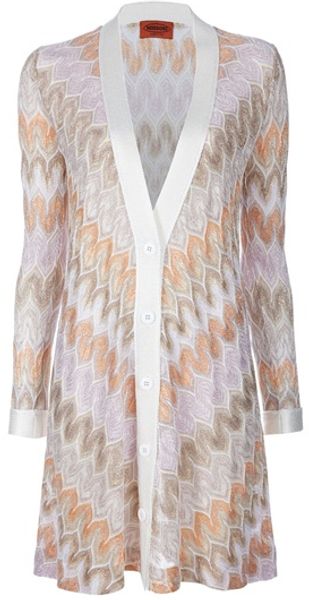 Missoni Patterned Coat - Lyst