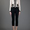 Moschino Raw Trim Jacket in Black (nude) - Lyst