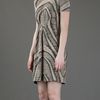 Mw Matthew Williamson Printed Dress in Beige - Lyst