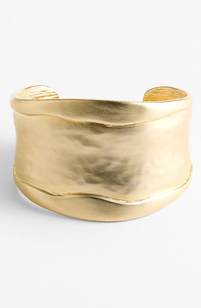 Nordstrom Tribal Metal Statement Cuff in Gold - Lyst