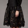 Oscar De La Renta Lace Skirt in Black - Lyst
