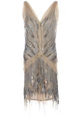 P.a.r.o.s.h. Decolletè Sequined Dress