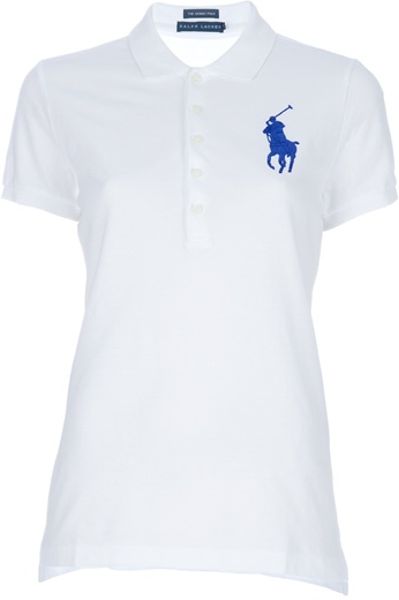 Ralph Lauren Blue Label Classic Polo in White - Lyst