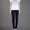 Ralph Lauren Crew Neck Print Tshirt in White - Lyst
