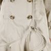 Red Valentino Ruffled Trench Coat in Beige - Lyst