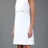 Red Valentino Embroidered Dress in White - Lyst