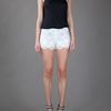Red Valentino Lace Detail Shorts in White - Lyst
