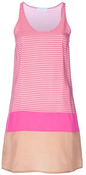Richard Nicoll Silk Dress in Pink - Lyst