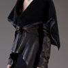 Rick Owens Shearling Jacket in Black - Lyst