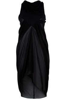 Rick Owens Silk Chiffon Dress - Lyst
