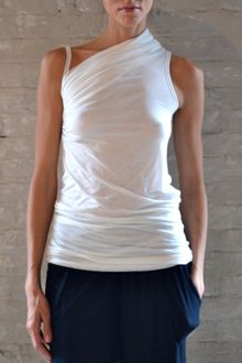 Rick Owens Lilies Single Thin Strap Sleeveless Tunic - Lyst