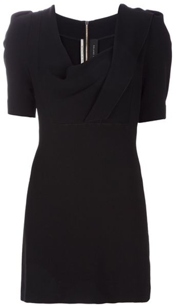 Roland Mouret Cowl Neck Dress - Lyst