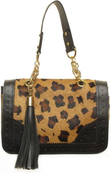 Sara Berman Jean Chain Tote Leopard in Animal (leopard) - Lyst