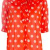 Sonia By Sonia Rykiel Polka Dot Top in Red - Lyst