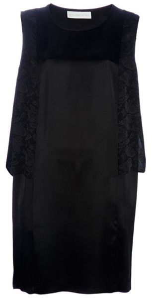 Stella Mccartney Sleeveless Dress in Black - Lyst