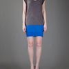T By Alexander Wang Jersey Dress in Blue (grey) - Lyst