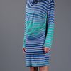 Vivienne Westwood Anglomania Draped Dress in Blue (grey) - Lyst