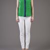Yigal Azrouel Sleeveless Color Block Top in Green - Lyst
