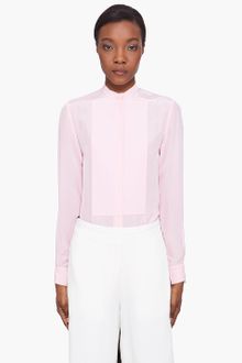 3.1 Phillip Lim Pink Silk Tuxedo Shirt - Lyst