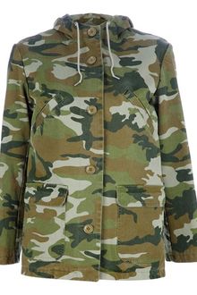 A.P.C. Camoflage Jacket - Lyst