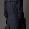 Burberry Cotton Gabardine Alligator Trim Trench Coat in Blue for Men (navy) - Lyst
