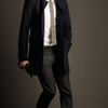 Burberry Cotton Gabardine Alligator Trim Trench Coat in Blue for Men (navy) - Lyst