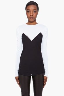 Cushnie Et Ochs Black White Blouse - Lyst