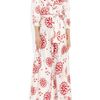 Duro Olowu Printed Silksatin Gown in White - Lyst