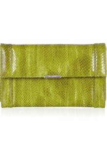 Jason Wu Kate Pythoneffect Leather Clutch - Lyst
