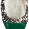 Jimmy Choo Whirl Watersnake and Patentleather Ballet Flats in Animal (taupe) - Lyst