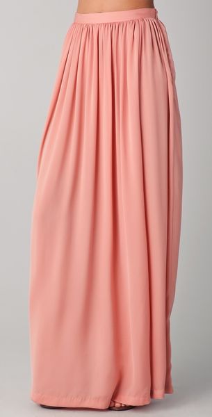 Joie Griffin Maxi Skirt in Pink (rose) - Lyst
