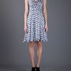 L'agence Printed Sleeveless Dress in Gray (grey) - Lyst