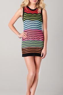 M Missoni Colorblock Stripe Mini Dress - Lyst