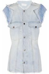Maison Martin Margiela Distressed Denim Gilet