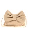 Mango Bow Clutch Bag in Beige - Lyst