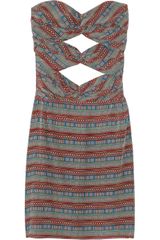 Mara Hoffman Twistdetailed Printed Silkblend Dress