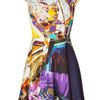 Mary Katrantzou Multicolor Wallpaper Print Cap Sleeve Dress in Multicolor - Lyst