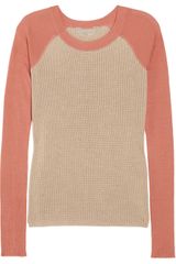 Reed Krakoff Merino Wool and Silk Baseball Sweater