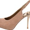 Sam Edelman Womens Evelyn Opentoe Pump in Beige (toasted oat) - Lyst