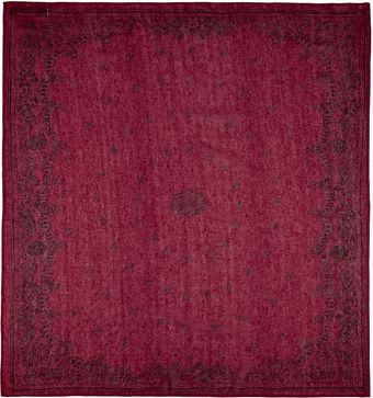 Sandro Bordeaux Printed Scarf - Lyst