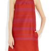 Sonia By Sonia Rykiel Striped Satin Shift Dress in Red - Lyst