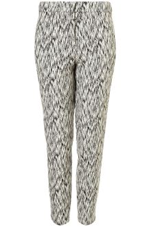 Topshop Aztec Jacquard Cigarette Trousers - Lyst