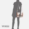 Tory Burch Dash Mini Canvas Leather Messenger Bag in Brown (tan) - Lyst