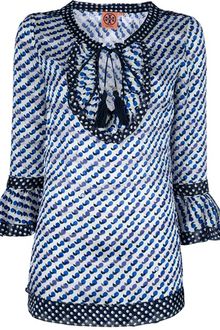Tory Burch Pattern Blouse - Lyst